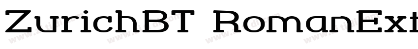 ZurichBT RomanExtend字体转换